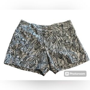 LOFT size 2 Shorts Black & White